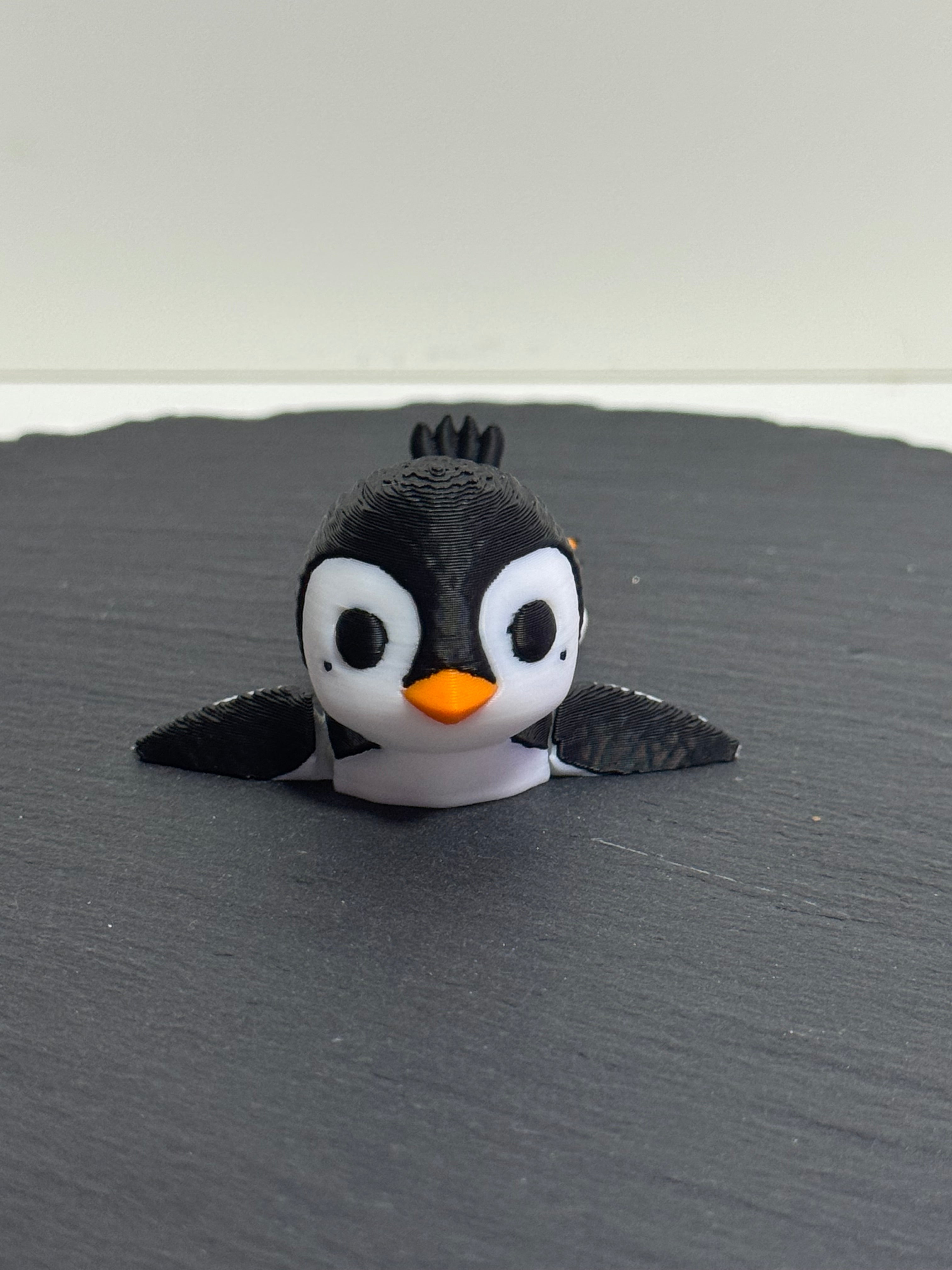 Kleiner Pinguin – 3D-gedruckter Schlüsselanhänger | Niedlich, beweglich & alltagsfreundlich