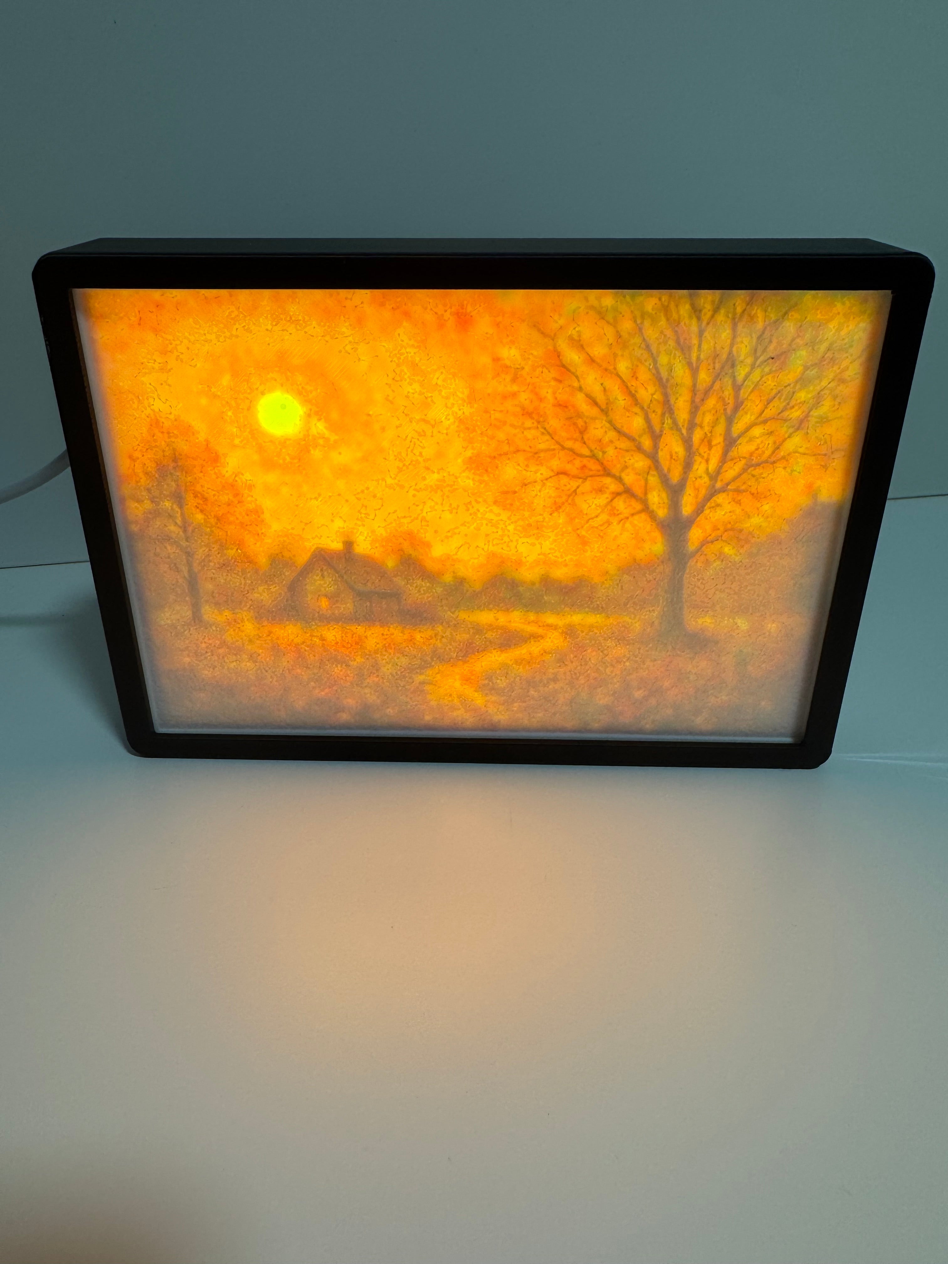 Lithophane 3D-Bild – Vier Jahreszeiten Set