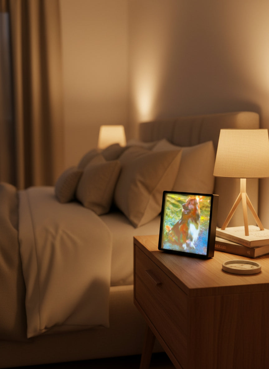 3D Lithophane Bild mit USB-Beleuchtung – Dein Foto in faszinierender Lichtkunst